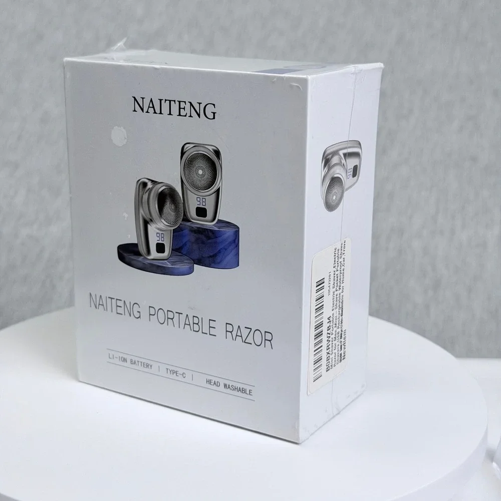 Naiteng Portable Razor FCX07 Mini Electric Shaver Type-C Rechargeable Silver